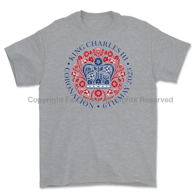 King Charles III Official Coronation Printed T-Shirt