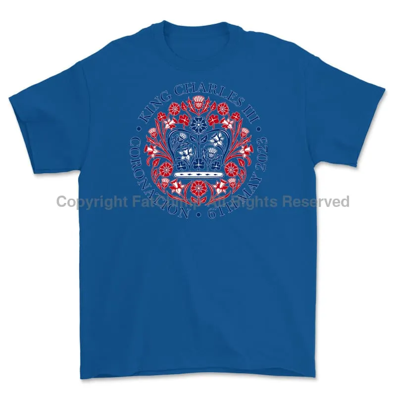 King Charles III Official Coronation Printed T-Shirt