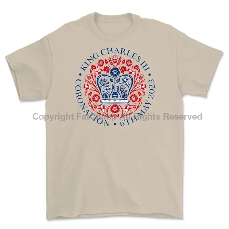 King Charles III Official Coronation Printed T-Shirt