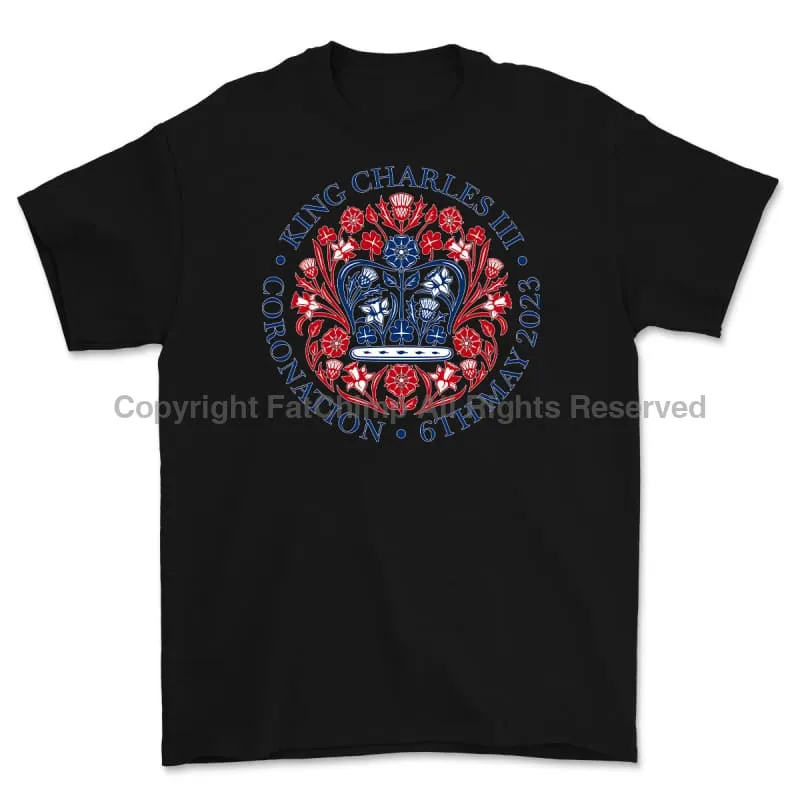 King Charles III Official Coronation Printed T-Shirt
