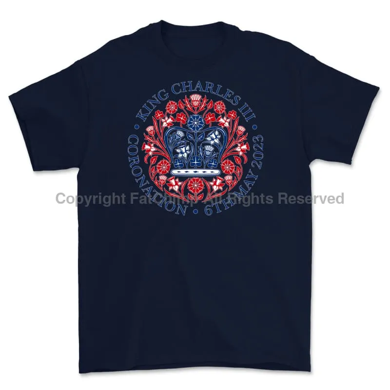 King Charles III Official Coronation Printed T-Shirt